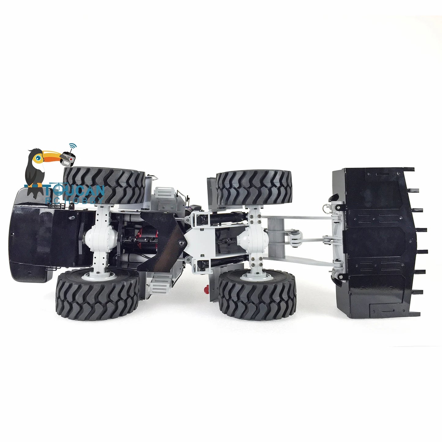 1/14 Hydraulic RC Loader Electric Construction ESC Motor Servo Lights Charger Remote Model Vehicle for Adults Hobbyists