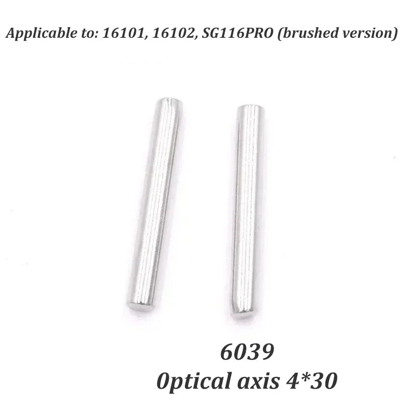 SCY 16101 16102 SG116PRO High-speed 50KM/H RC Original Parts Vehicle, Screw Rocker Arm, Steering Tie Rod Transmission Shaft Gear