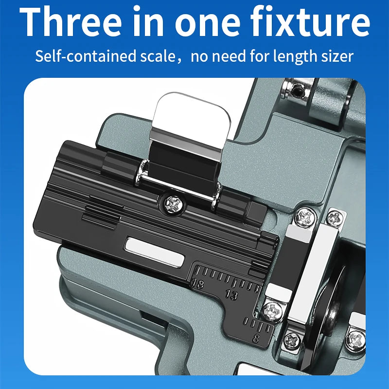 K1 High-precision Fiber Cleaver Optical Fiber Fusion Splicer Cutting Knife FTTH Fiber Optic Cutter Tool 24 Sided Blade