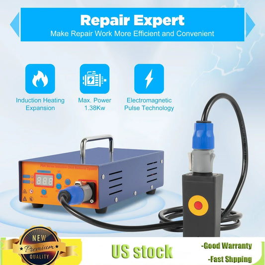 1380W PDR Induktionsheizgerät Hot Box KFZ-Werkzeuge Auto Paintless Dent Repair Werkzeug mit Digitalschirm für