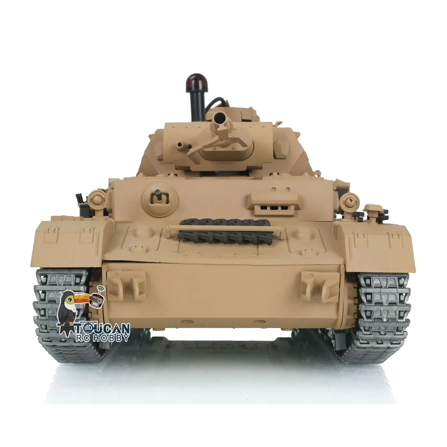 1/16 Henglong RC Tank 7.0 Customized Panzer IV F RTR 3858 Metal Tracks Wheels Realistic Simulation Toy TH17385-SMT7