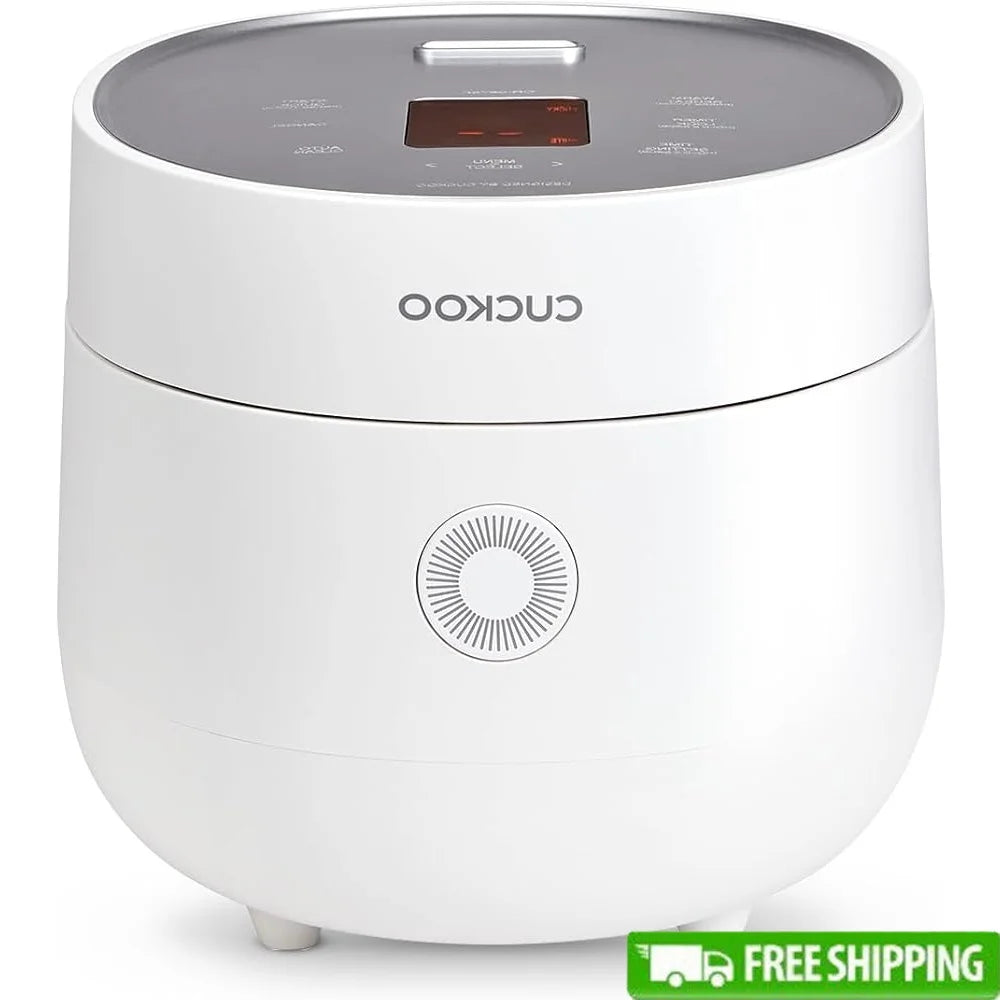 6-Cup Uncooked Rice Cooker 12-Cup Cooked Micom Kitchen Appliance with Nonstick Pot Fuzzy Logic LCD Display 13 Cooking Menus Easy