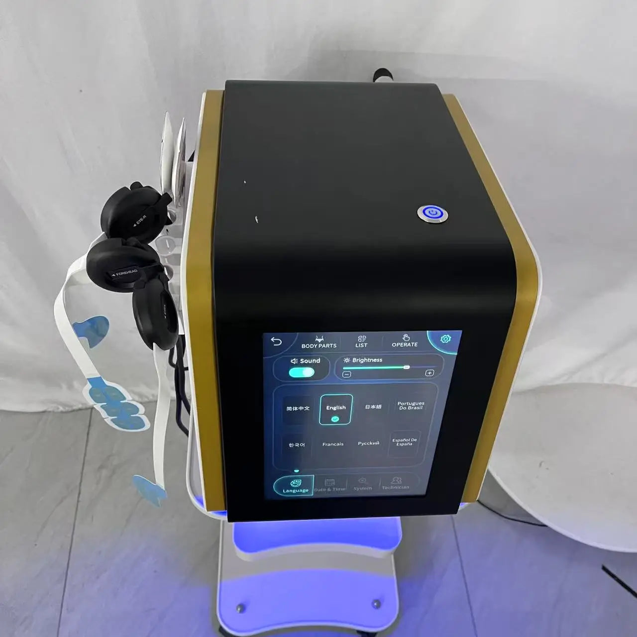Latest Strong Pulsed Magnetic EMS And PEface RF Heat Energy Output face lifting Lift Wrinkle Removal 5 Handle Machine 2025