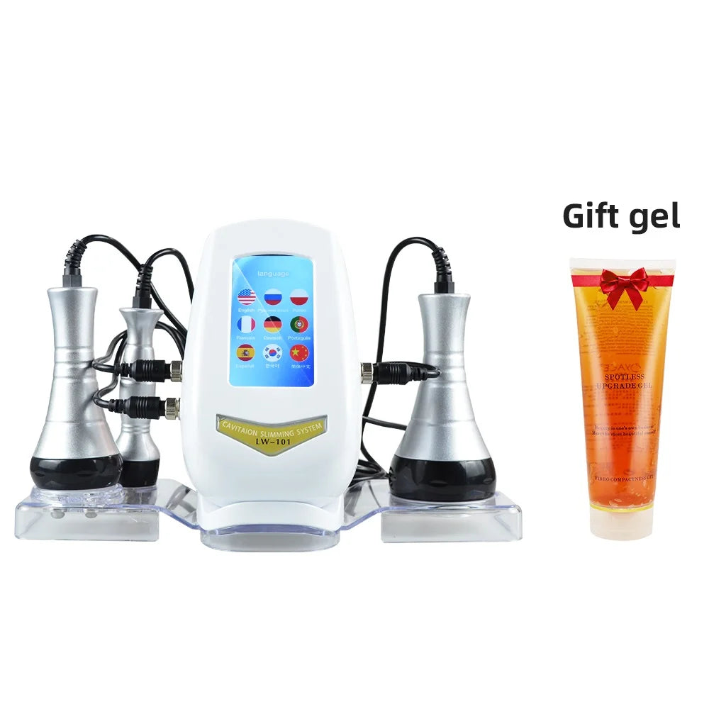 3-in-1 40K Cavitation Ultrasonic Weight Loss Lifting And Firming Massage Beauty Machine(Fast Shipping From US/EU Warehouse)