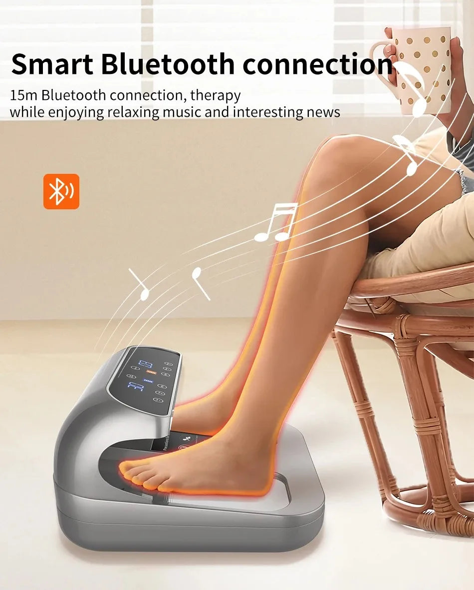 Plus Red and blue light 2in1 P90 P100 PEMF Terahertz Therapy Foot Spa Remote Control Wireless PEMF Massager Health Care