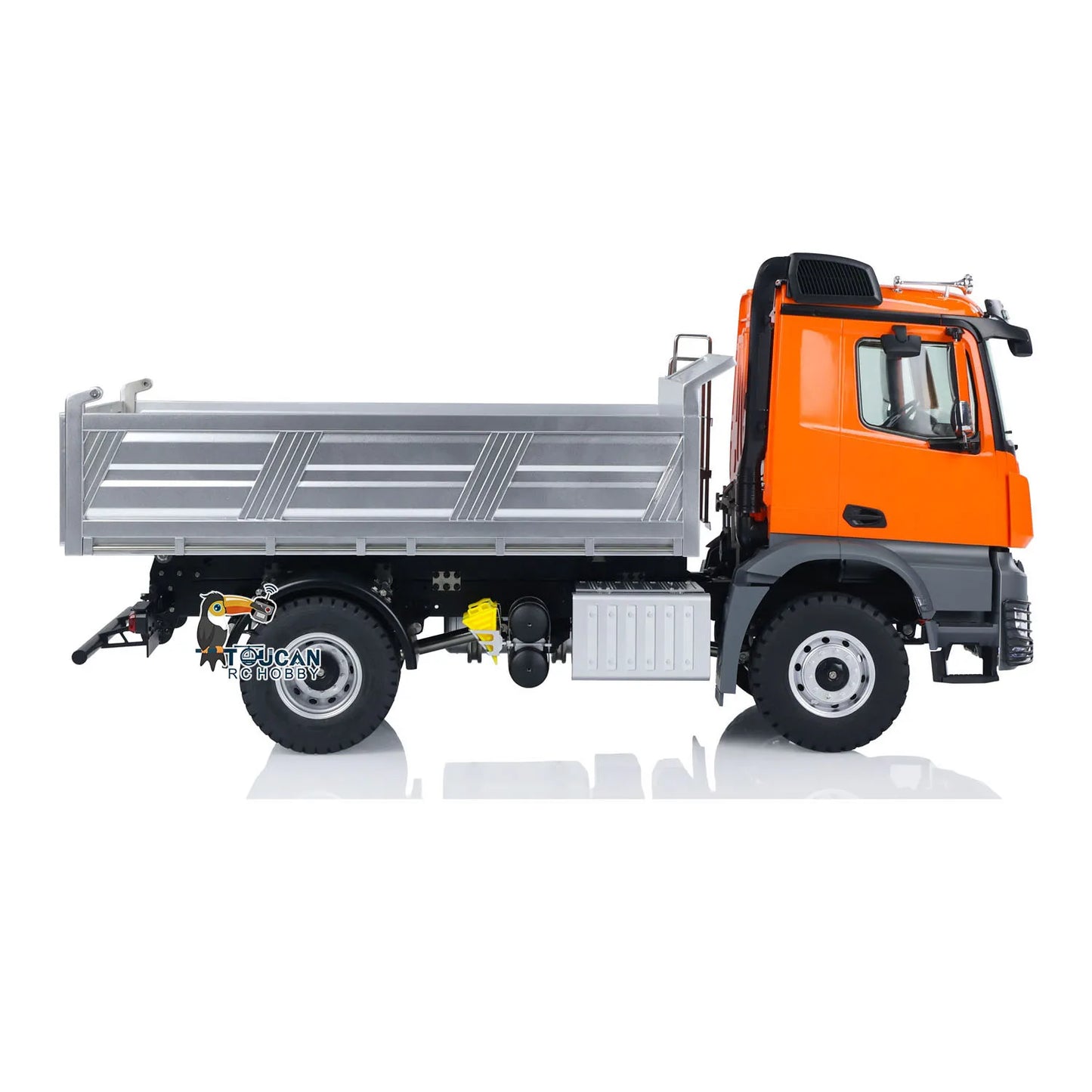 1/14 Scale Kabolite 5701 4x4 RC Dump Truck Sound Light 2-Speed Off-Road Remote Control Dumper Car Vehicle for Adults Hobbyists