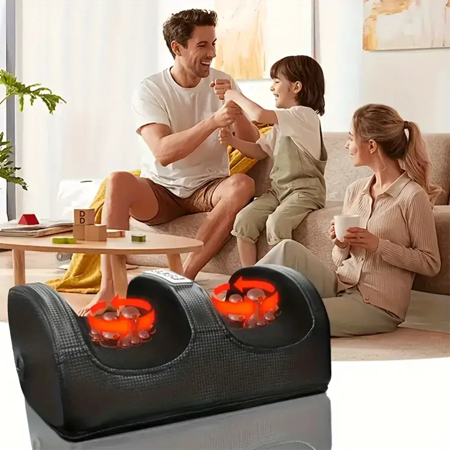 Foot massage machine Foot kneading foot leg massager electric heating home leg machine Christmas gifts, Valentine's Day gifts, M