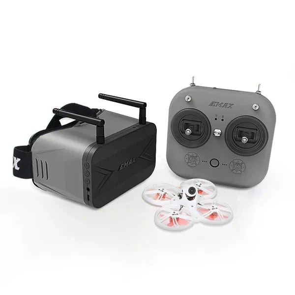 Emax Official Tinyhawk III RTF FPV Racing Drone F4 5A 15000KV RunCam Nano 4 37CH 25-100-200mW VTX 1-2S D8-With Controller&Goggle