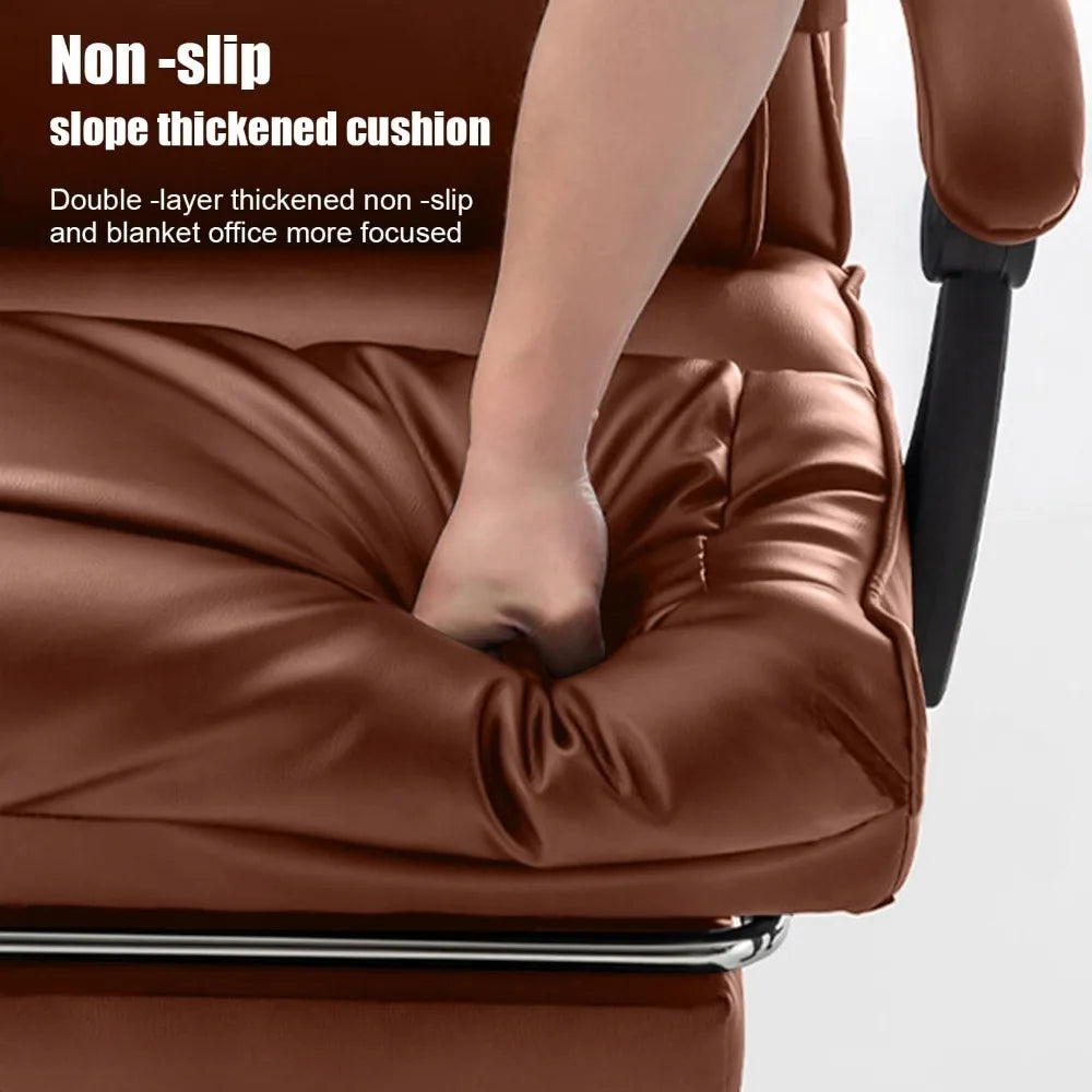 Office Chair Big and Tall Ergonomic Home Office Desk Chairs with Foot Rest Executive Computer Chair Reclining High Back Gaming C