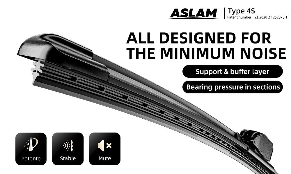 Wiper Blades Front Windshield Wipers J Hooks U Type for Universal Car All-seasons Durable Stable Car Accessories