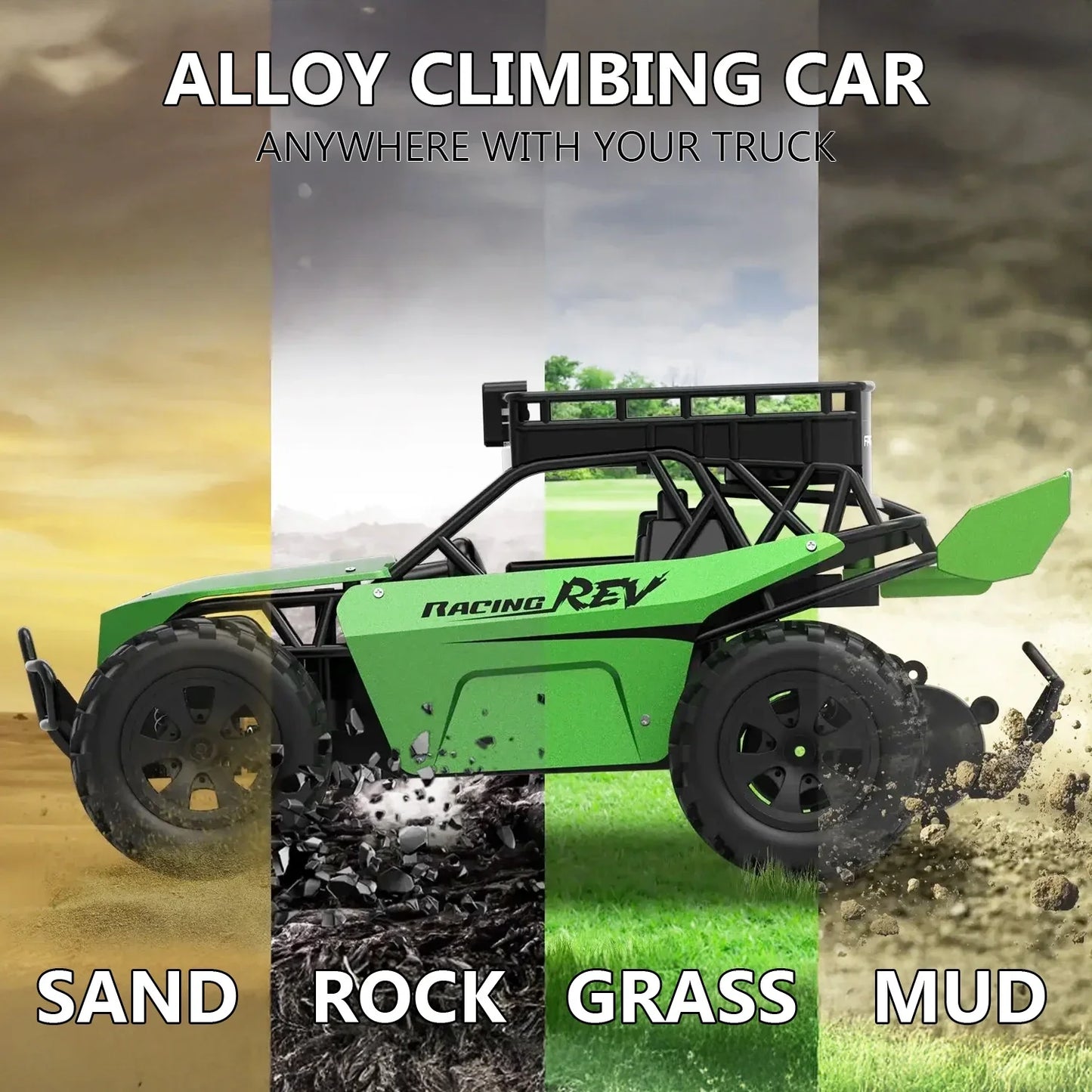 Remote Control Car with 1080P HD FPV Camera,Two-Way Voice Function High Speed Monster Trucks Toys for Kids Adults 60 Min Play