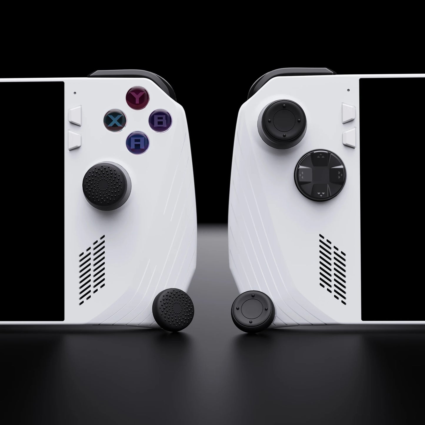 PlayVital Thumbsticks Grips Caps for ROG Ally & ROG Ally X 2024, Silicone Thumb Grips Joystick Caps - Raised Dots&Studded Design