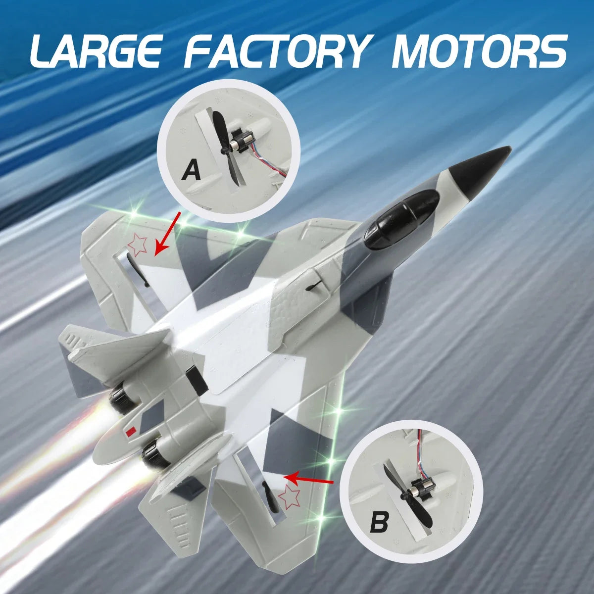 US Ship SU57 2.4G Remote Control Aircraft RC Airplane Electric EPP Foam Plane Rc Fighter Fixed Wing Hand Throwing Glider Toys