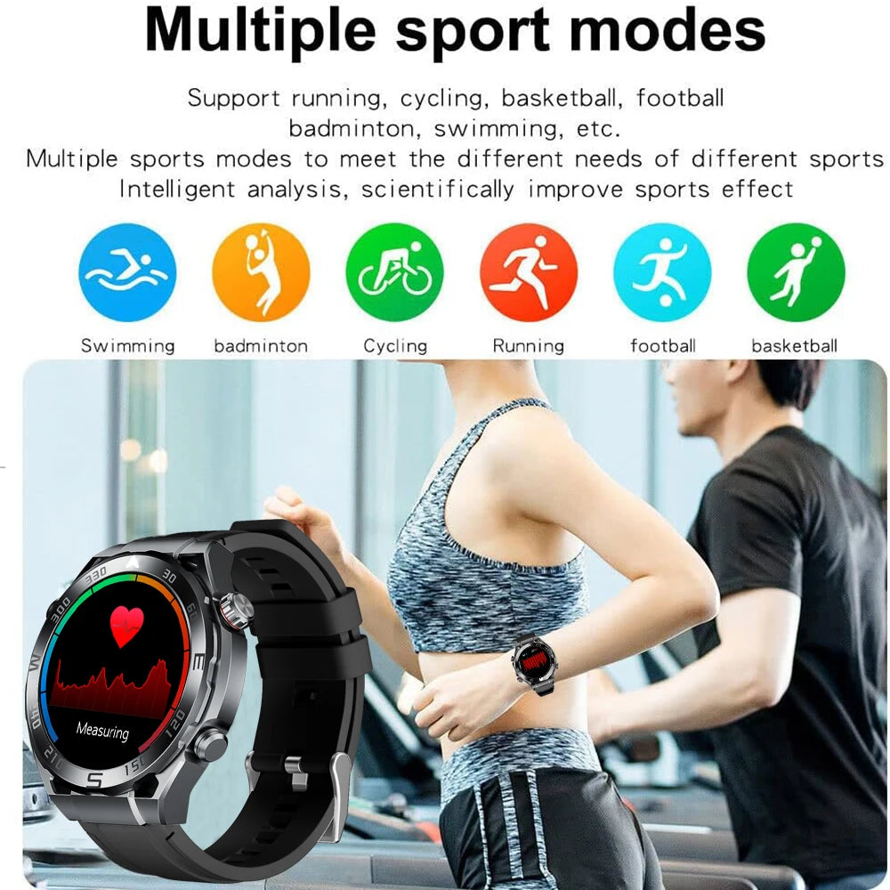 W&O X5 Pro Max Sports Smart Watch Man Woman Smartwatch BT Call Message Notification NFC Health Monitor Watches For Android IOS