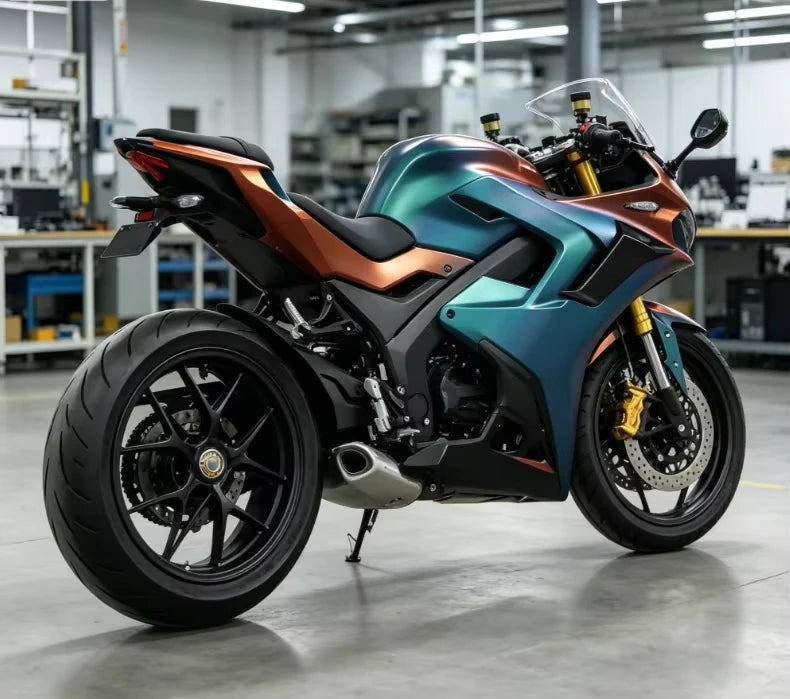 Yzhgb MAYA adult racing motorcycle with safety in mind 3000W-8000W 60-120km/h 60/72V disc brakes, overheating and overload safet