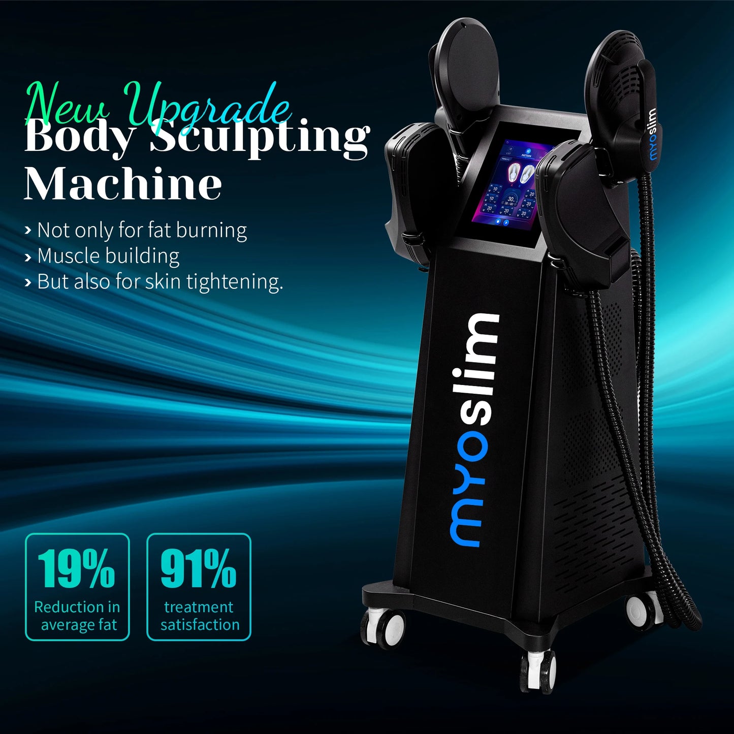 15T EMS Body Sculpting Machine EMS Nova Body Shaping Machine Muscle Stimulator Hip Lift Fat Removal Equipment Salon