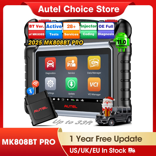 Autel MaxiCOM MK808BT PRO OBD2 Scanner Car Diagnostic Scan Tool Bluetooth Automotivo Scanner OBD2 Code Reader PK MK808KBT MK808S