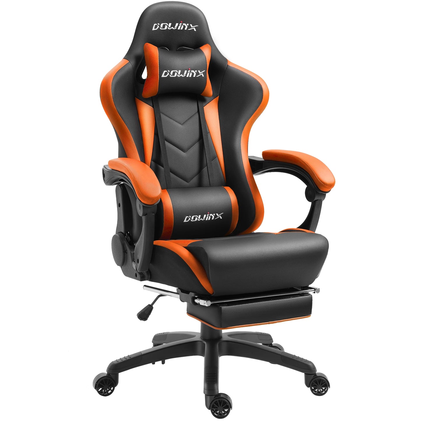 Dowinx Gaming Chair Ergonomic Office Recliner for Computer with Massage Lumbar Support, PU Leather E-Sports Gamer Chairs