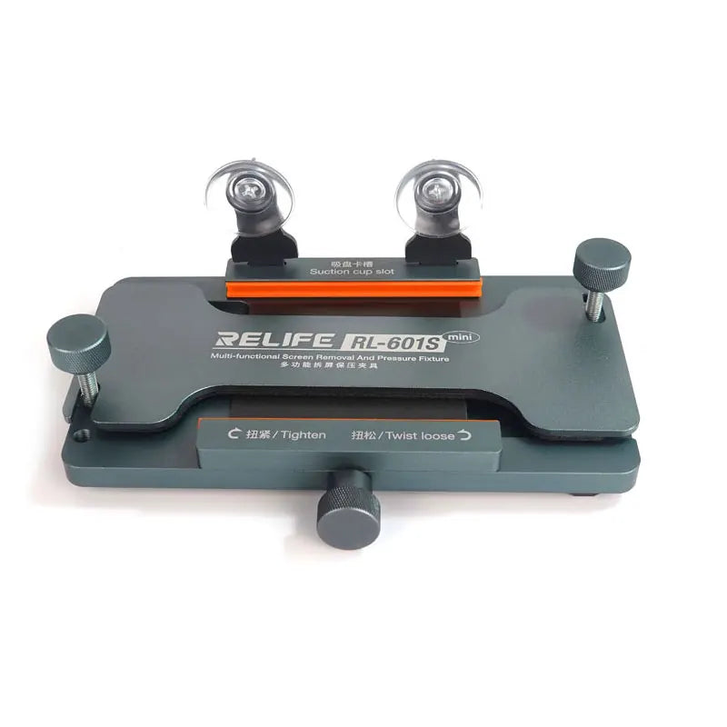 RELIFE RL-601S Mini Multi-function Dismantling Screen and Pressure Holding Fixture Back Cover Glass Clamping for Phone