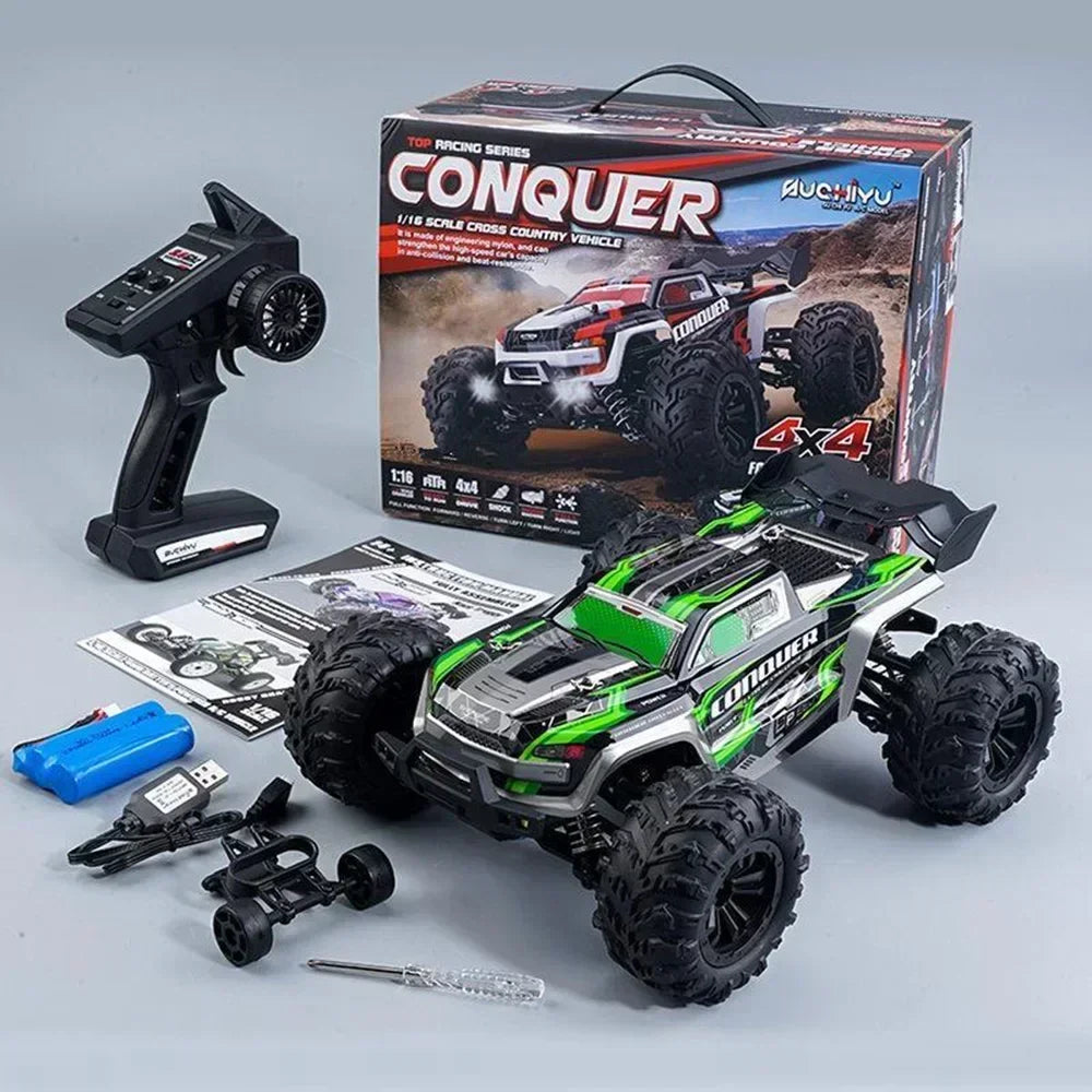 2024 New 1:16 Scale Large RC Cars 50km/h High Speed RC Cars Toys for Boys Remote Control Car 2.4G 4WD Off Road Monster Truck