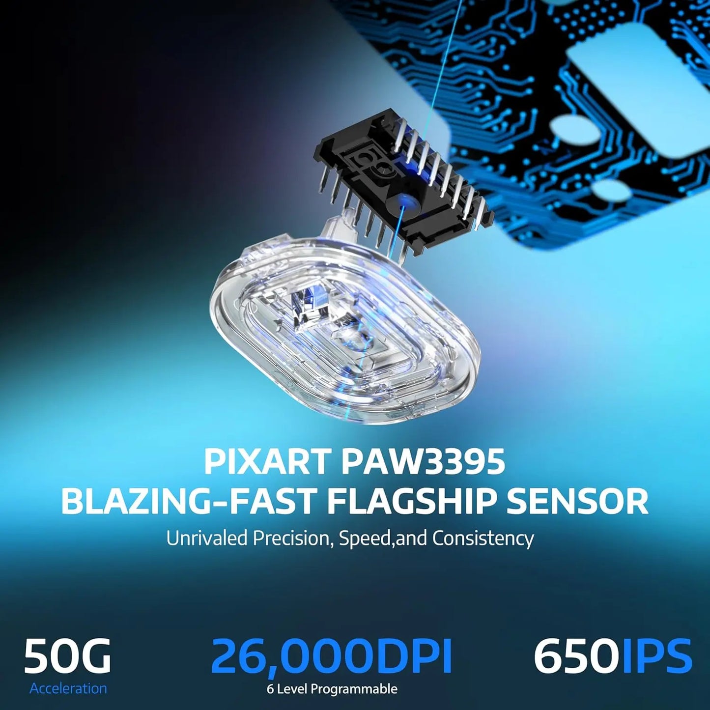 MAMBASNAKE x ATTACK SHARK X6 49g Superlight Wireless Gaming Mouse with Magnetic RGB Charging Base