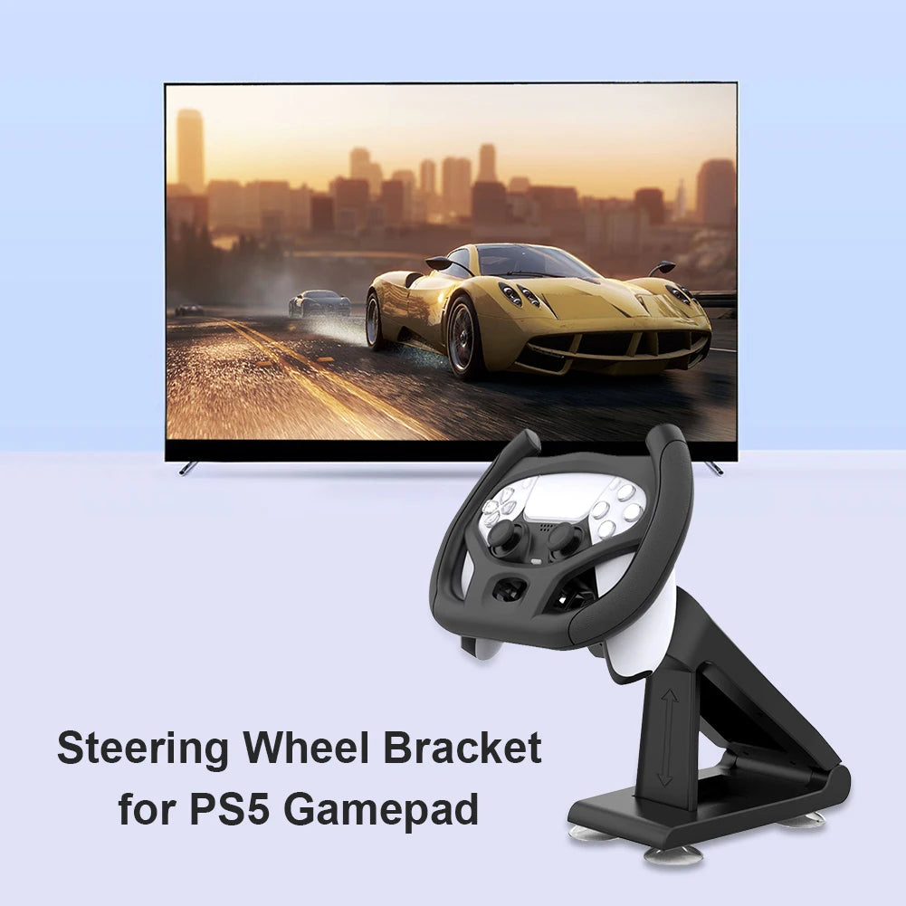Professional Gaming Steering Wheel for PS5 Car Racing Games Handle with Bracket