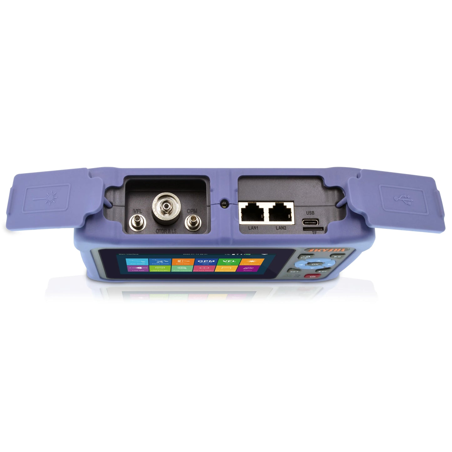 1310nm/26dB+1550nm/24dB SM Fiber OTDR Tester (Built-in OPM+OLS+VFL+Event Map)  Compatible with SC+FC+ST+LC/UPC&APC Connector