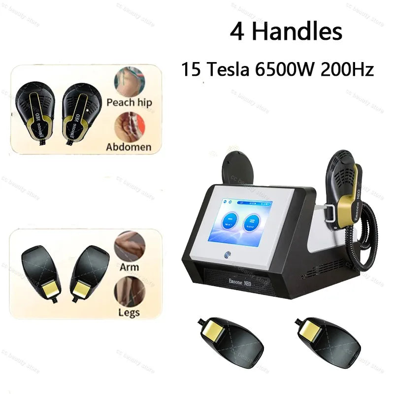 Professional Emsone Neo RF Body Slim Machine Build Muscle Fat Burning EMS Equipment 6500W 200Hz Neo New Upgrade Nova Machine
