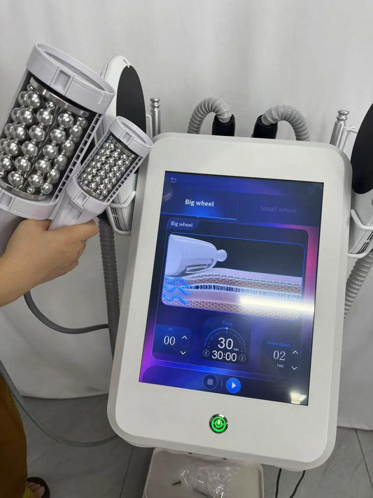 360° Rolling Vacuum Massager for Cellulite Removal - Body Slimming, Fat Loss, Muscle Tone - Weight Loss Machine for Home Use