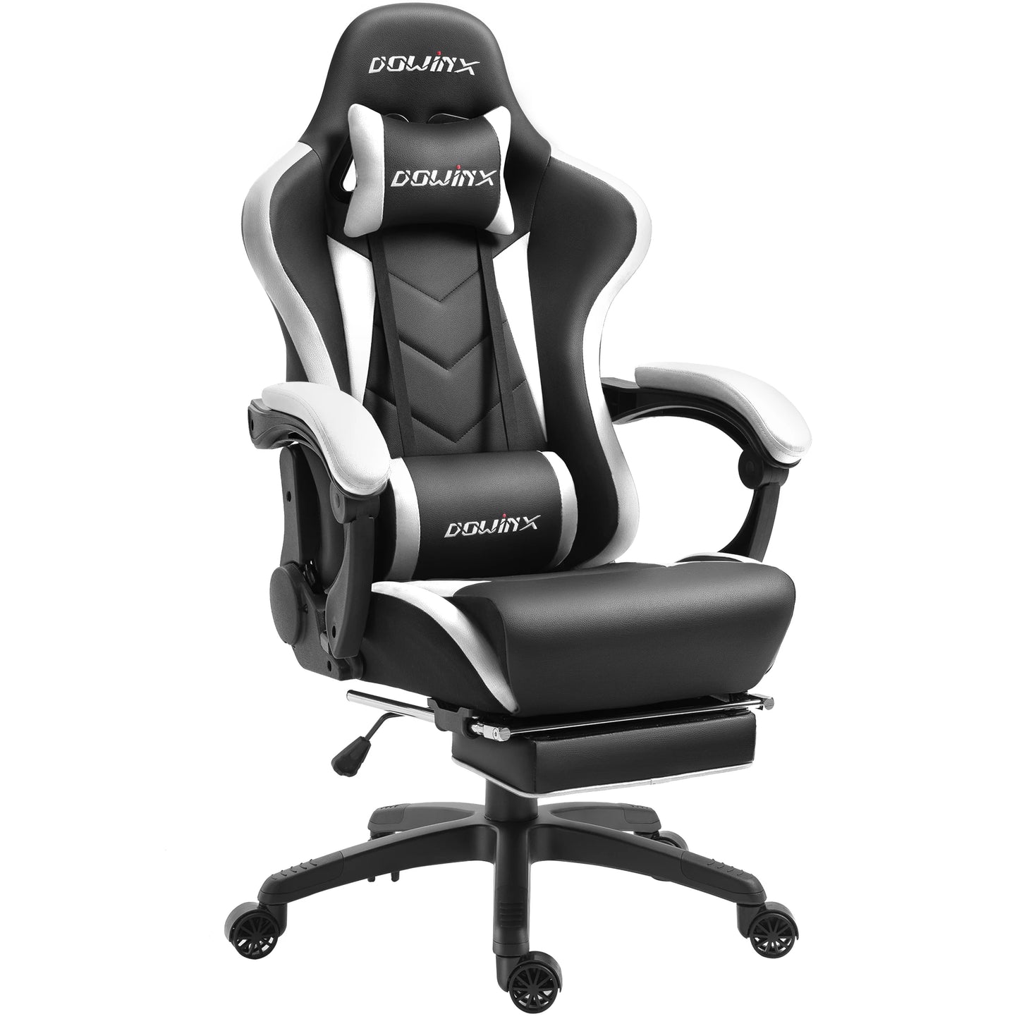 Dowinx Gaming Chair Ergonomic Office Recliner for Computer with Massage Lumbar Support, PU Leather E-Sports Gamer Chairs