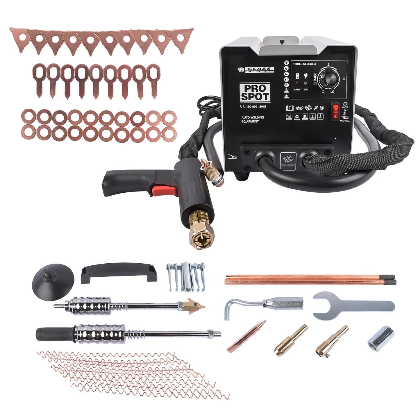 AP03 Spot Welder Dent Puller Machine 3800A Car Body Stud Dent Repair Kit 110V 6 Modes