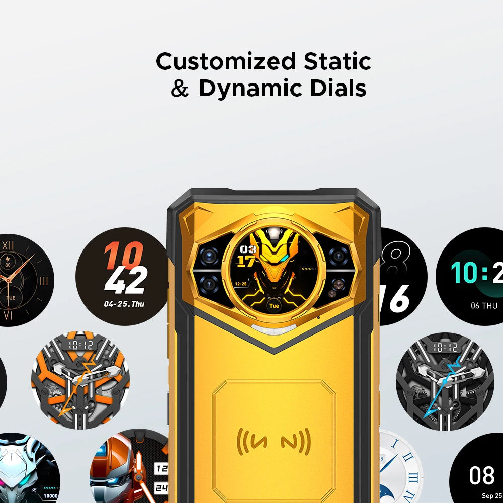 Global Version DOOGEE S200 X 5G Rugged Phone 6.72" Dimensity 7050 12GB+512GB AI Triple camera 10100mAh Battery NFC Smartphone