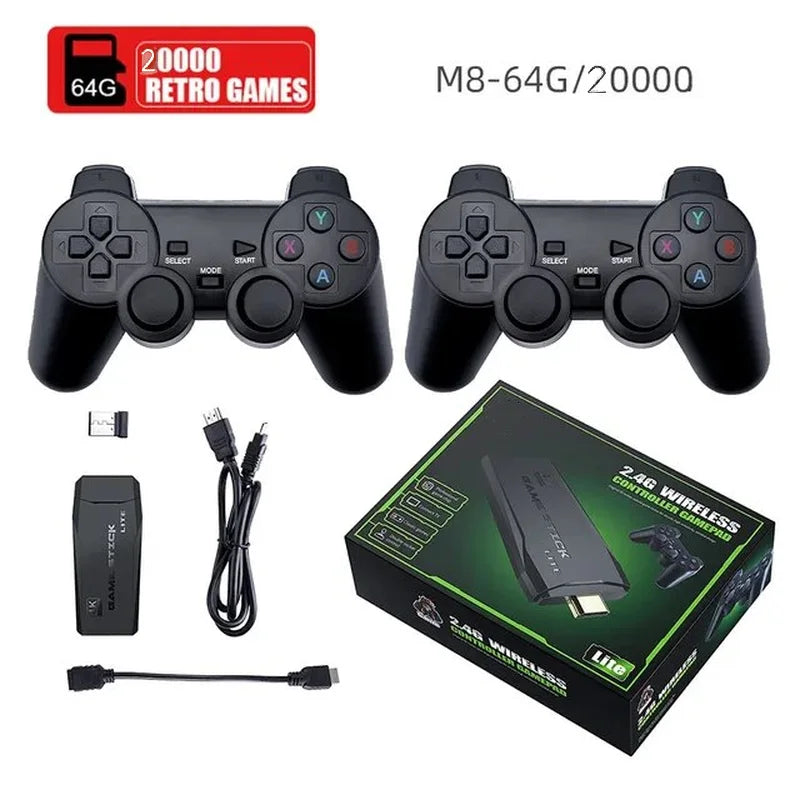 M8 Plug-in Video Game Console USB Charging Console Games Family