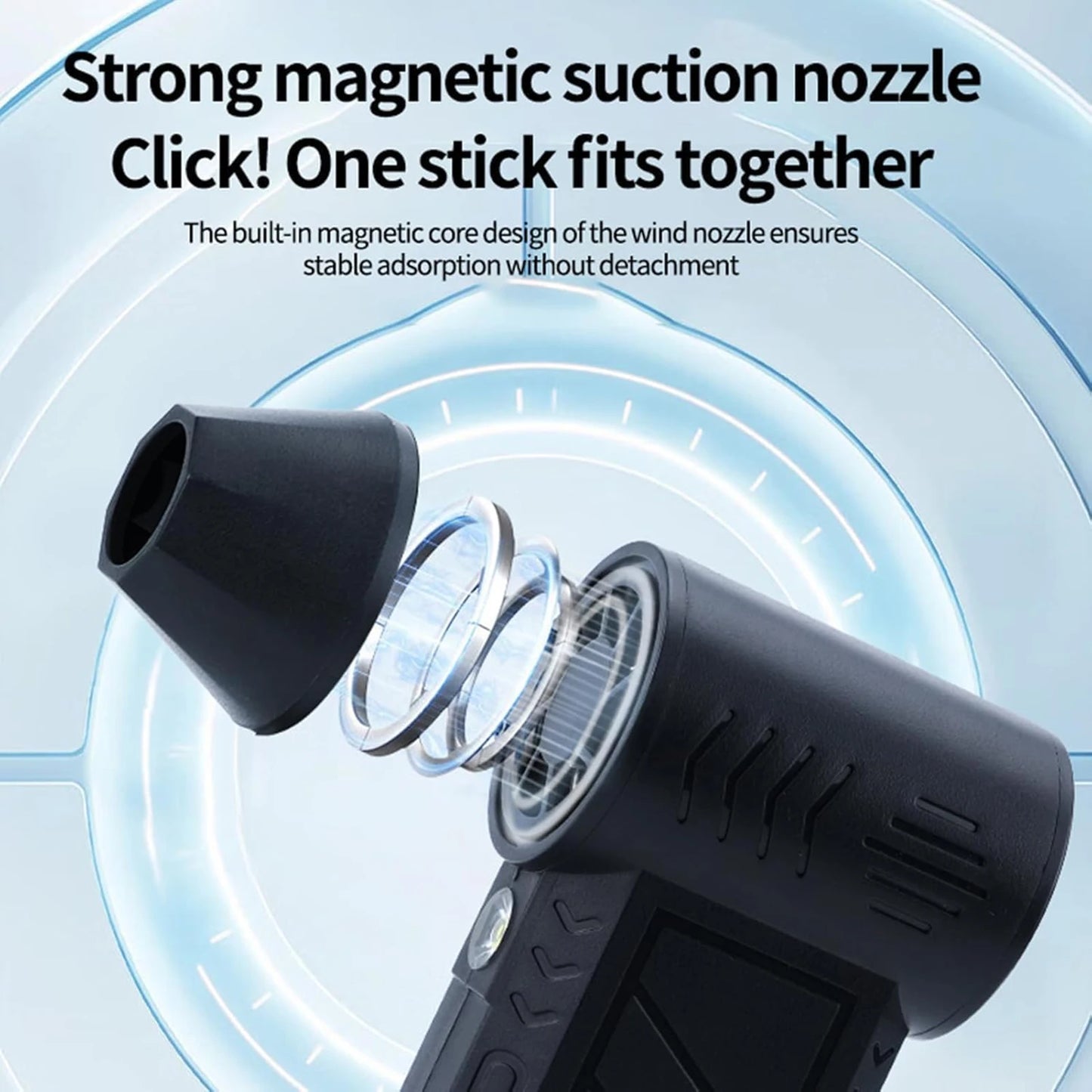 Rechargeable Handheld Turbo Fan 130000 Rpm Portable High-speed Fan Outdoor Dust Blower for Keyboard Car Cleaner Carbon Blowing