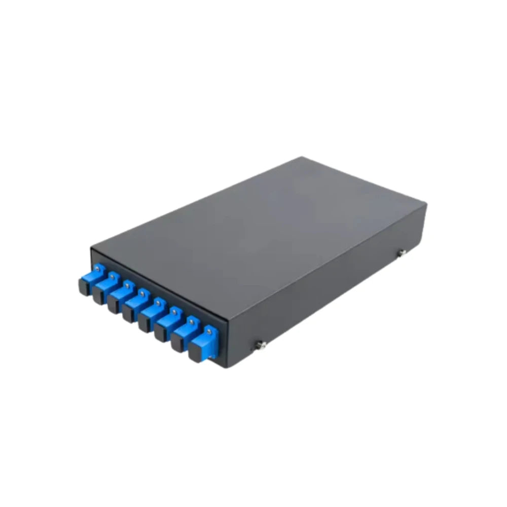8 Port  Fiber Terminal Box 1PC UPC with SC FC LC ST Pigtail Single Mode Optical Patch Panel Desktop Distributor