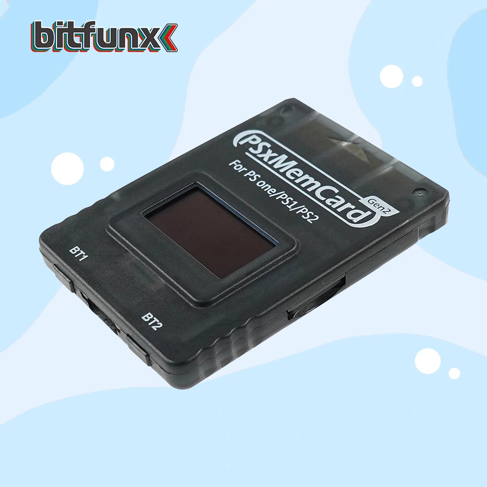 Bitfunx Three Colors PSxMemCard Gen2 Sd2psXtd With MicroSD Card for PlayStation1 PS one Playstation2 Game Consoles