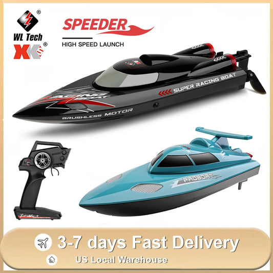 WLtoys WL916 WL911-A RC Boat 2.4Ghz 55KM/H 21KM/H High Speed Racing Ship Remote Control Speedboat Toys For Adults Kids