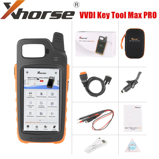 Xhorse VVDI Key Tool Max Pro Remote Programmer Combines Key Tool Max and Mini OBD Tool Functions Free with Renew Cable