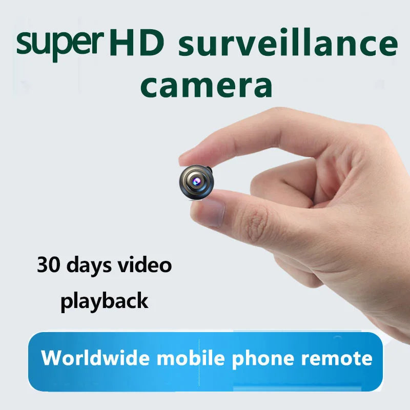 Q Brand Ultra-High Definition Small Camera Wireless Monitor Home Wifi Remote Mobile Phone 360-Degree Panoramic Mini Photography Indoor Home Connected Plug-In-Free Cat Eye Non-Micro Non-Invisible Non-Hidden