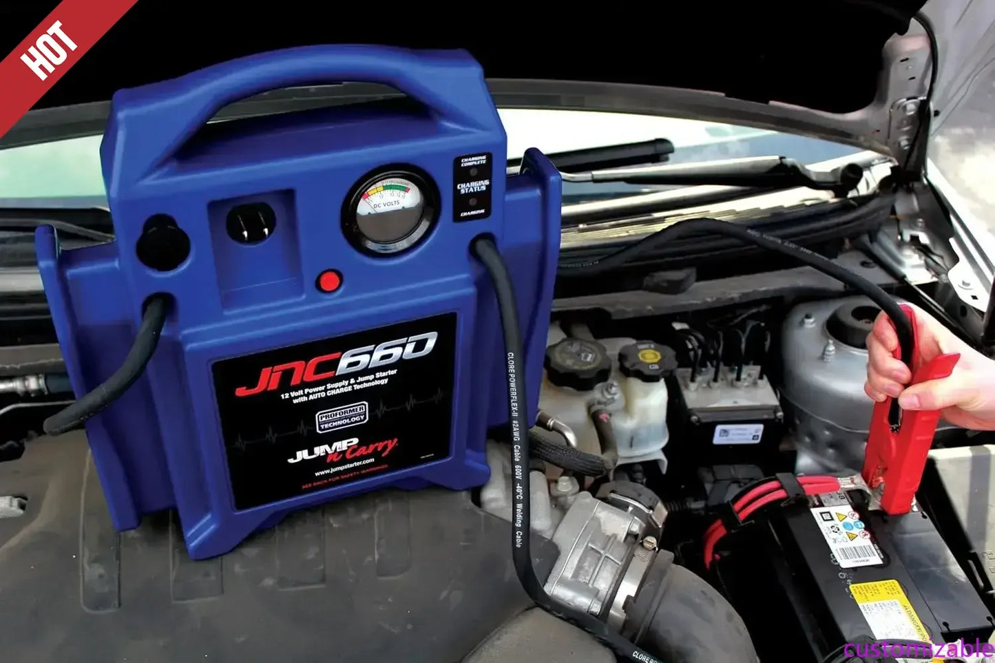 NEW Jump-N-Carry JNC660 1700 Peak Amp 12 Volt Jump Starter