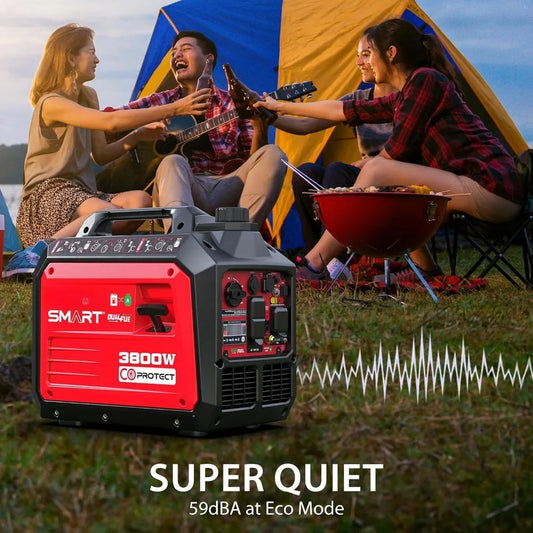 3800 Watt Dual Fuel Inverter Generator for Camping or Home Use, Custom