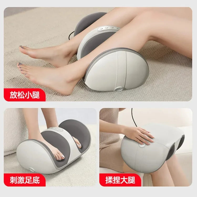 Calf Massager Remote Control Hot Compress Kneading The Soles of The Feet Home Leg Massager Multifunctional Foot Massage