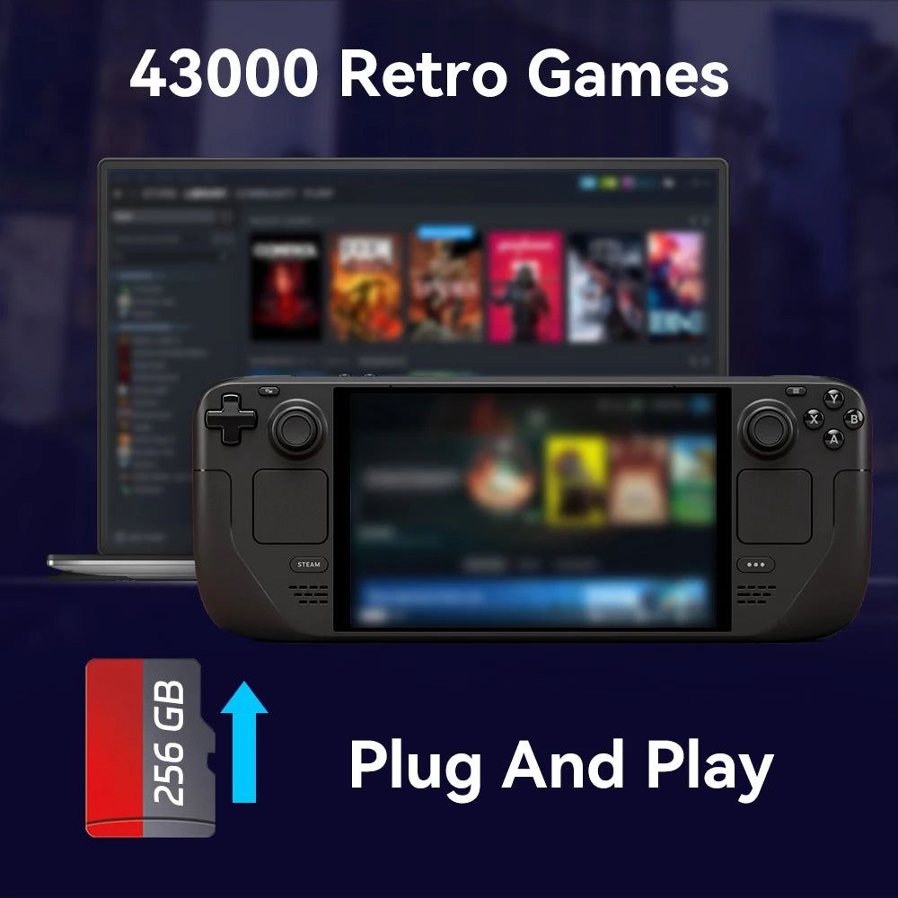 Batocera Retro Gaming TF Card For Windows PC/MAC/Steam Deck Oled/Handheld Game Console  Built-in 51400 Games For PS3/PS2/PS1/WII