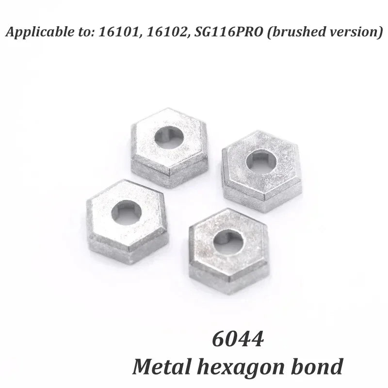 SCY 16101 16102 SG116PRO High-speed 50KM/H RC Original Parts Vehicle, Screw Rocker Arm, Steering Tie Rod Transmission Shaft Gear