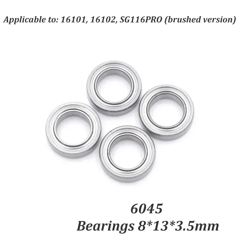 SCY 16101 16102 SG116PRO High-speed 50KM/H RC Original Parts Vehicle, Screw Rocker Arm, Steering Tie Rod Transmission Shaft Gear