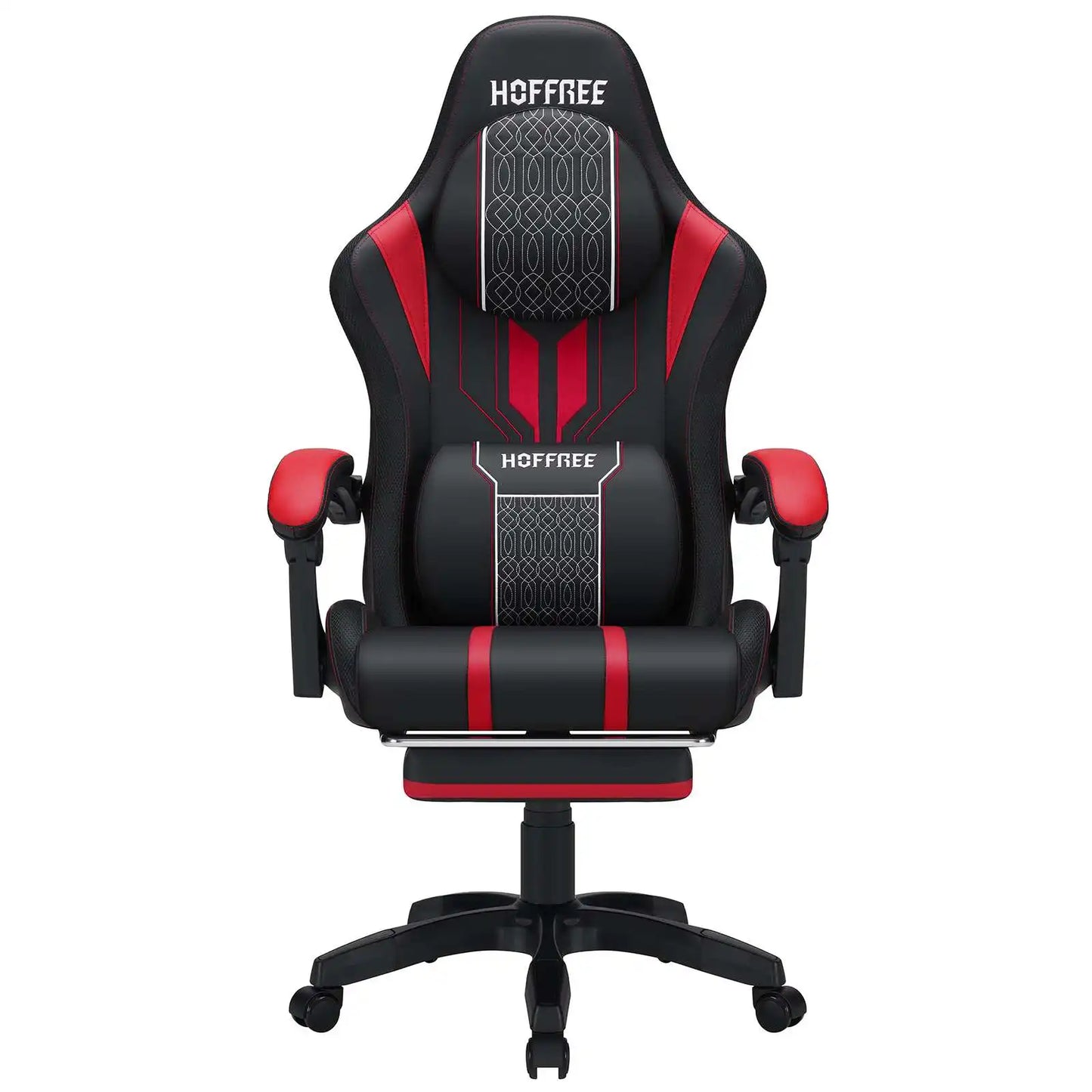 Top-rated Gaming Chair with Increased Size  Single-function Massage  and Adjustable Armrests