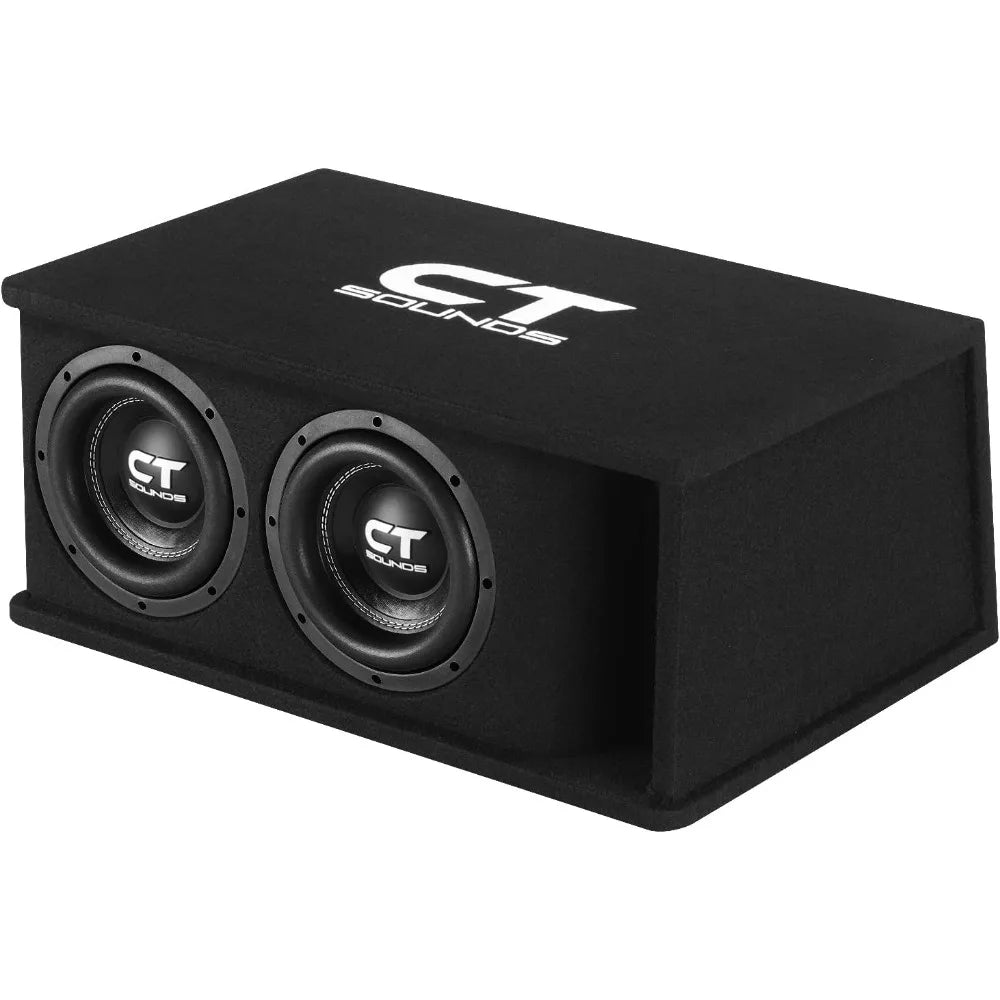 Dual 8” 1600W Loaded Tropo Series Ported Car Subwoofer Box