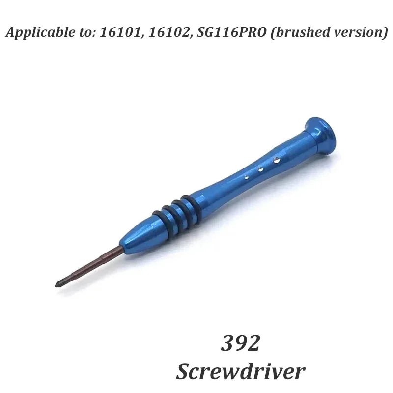 SCY 16101 16102 SG116PRO High-speed 50KM/H RC Original Parts Vehicle, Screw Rocker Arm, Steering Tie Rod Transmission Shaft Gear