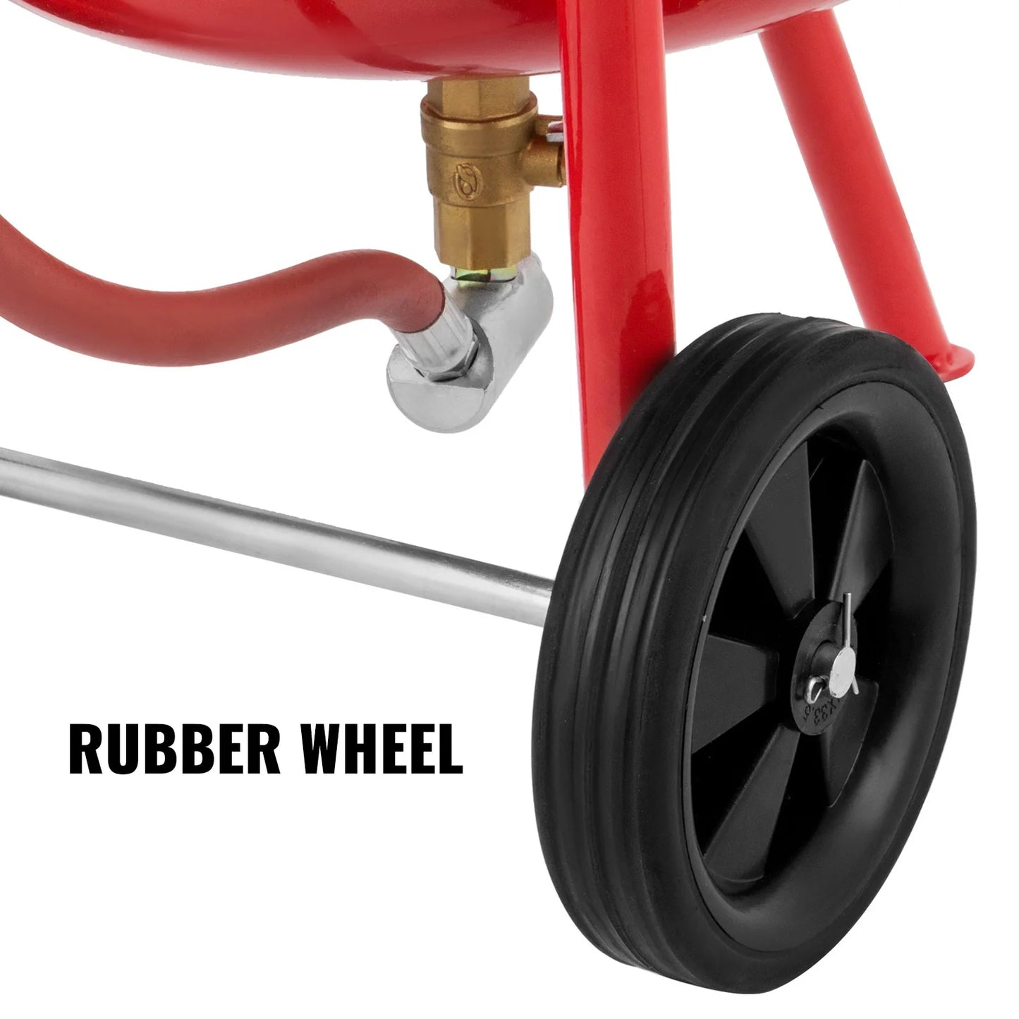 SucceBuy Sand Blaster 10Gal Portable Air Sandblaster 125Psi Pressure Sand Blasting Kit for Special Surface Treatment of Material