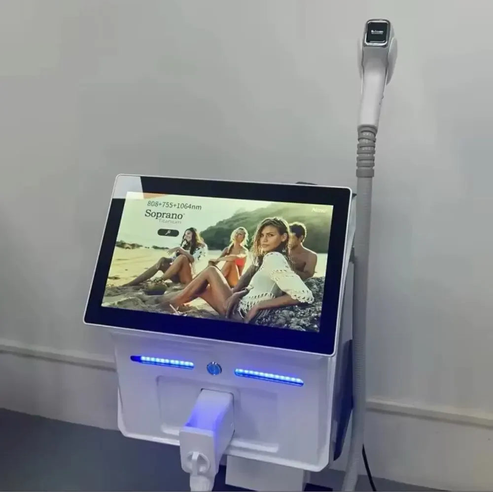 2025 4000W Diode 755 808 1064nm 940nm 4 Wavelength Diode Laser Ice Titanium Laser Machine Body Hair Removal Equipment